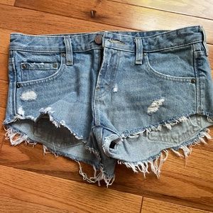 BDG Ripped Denim Shorts